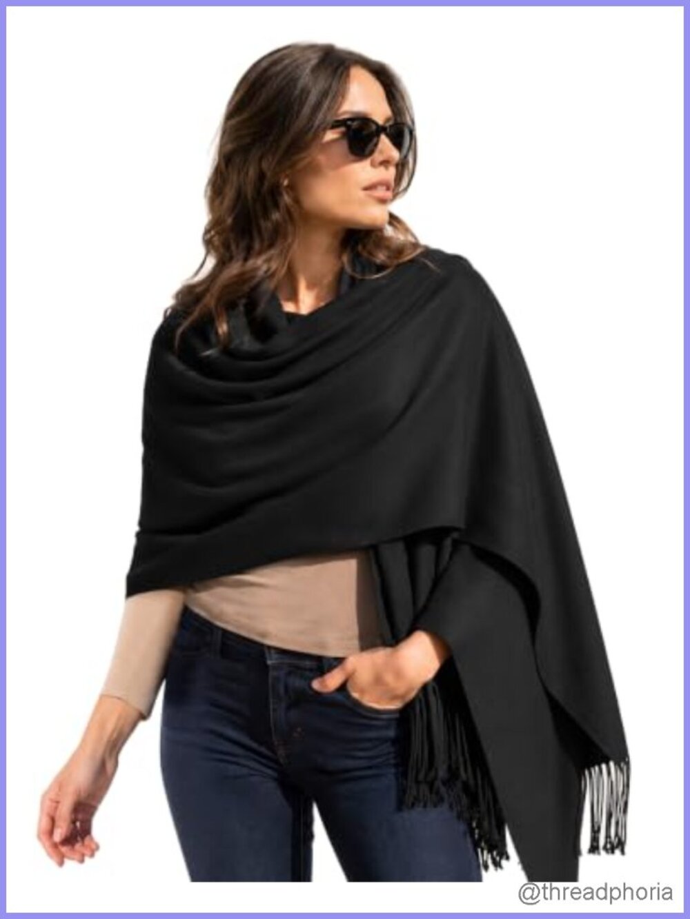 Elegant Shawl Wrap Women Travel Evening Wedding Lightweight Oversized